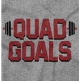 thumbnail image 2 of Quad Goals Weightlifting Barbell Unisex Plus Fleece Graphic Hoodie Brisco Brands 4X, 2 of 5