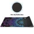 JSTEL Rainbow Mandala Boho Flower Large Gaming Mouse Pad Big Mousepad