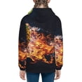 thumbnail image 6 of Kdxio Tennis Ball In Fire1 Pattern Kids Boys Girls Zip Up Hoodie 3D Printed Hooded Sweatshirt Hoody Coat with Pocket 7-12 Y-Medium, 6 of 6