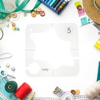 LABSERRON Quilt Templates For Quilting 1Pack Square Acrylic Sewing Ruler Improve Efficiency Patchwork Fabric