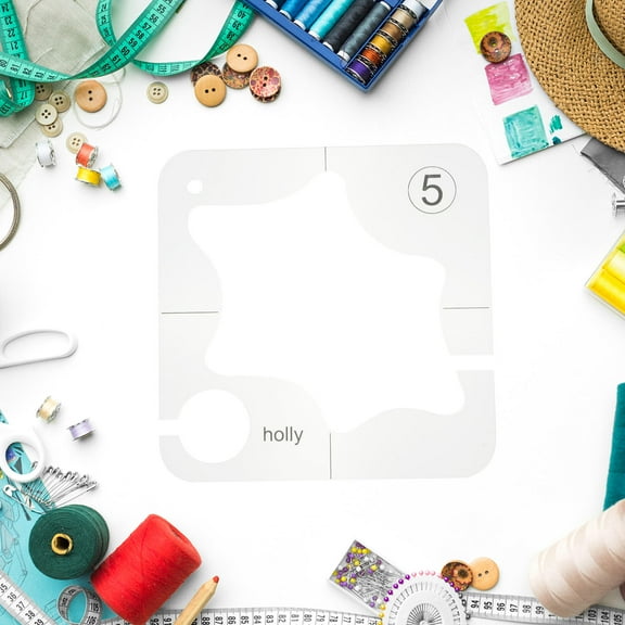 LABSERRON Quilt Templates For Quilting 1Pack Square Acrylic Sewing Ruler Improve Efficiency Patchwork Fabric