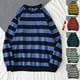 thumbnail image 2 of Camisa Manga Larga Hombre Otoño Invierno Cuello Redondo Raya, 2 of 3