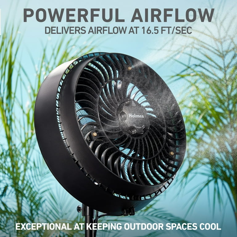 Holmes 16" Outdoor Misting Stand Fan, 3-Speed photo 4
