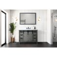 thumbnail image 3 of 48 In. W Ash Grey Bathroom Vanity - E0 Plywood & Solid Wood 6 Drawers And Open Shelf For Practical Storage Bath Panels Relaxing Experience, 3 of 3