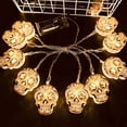 thumbnail image 4 of Halloween String Lights Colorful Pumpkin Spider Ghost String Exclusive Scary Halloween Lights, 4 of 10