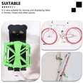 thumbnail image 3 of Homoyoyo 2 Sets of Wall Mounted Bike Rack Metal Assorted Color Anti-skid Storage for Daily Life, 3 of 6