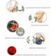 thumbnail image 5 of Shoulder, Electric Heating Timing Function of Massager, Dust Cloth Protection, Use at Home, Office, Car(Black, White) (Color : White), 5 of 5