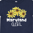 thumbnail image 4 of Inktastic Maryland Girl Black Eyed Susans Flowers Girls Baby T-Shirt, 4 of 5