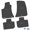 Black, variant on Charger Floor Mats 11-24 Dodge Charger RWD 4 Piece Custom Vintage Scene w/ Hellcat Insert - Black w/ Green Insert FlexTread
