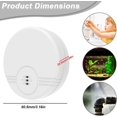 thumbnail image 2 of Paquete de 2 detectores de agua, alarma de agua, sensor de agua, detector de agua de 135 DB, monitor de agua, alarma de agua para sótanos, baños, lavanderías, cocinas, 2 of 5