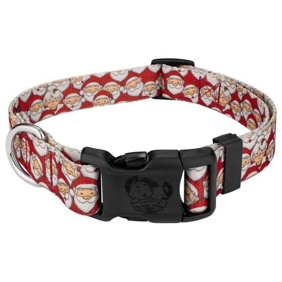 Country Brook Petz® Where's Merry Everyday Dog Collar - Made In The USA, Medium