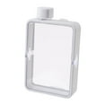 thumbnail image 3 of koolsoo Flat Water Bottle Drinking Bottles Juice Cup Leak Juice Containers Reusable white, 3 of 9