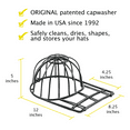 Ballcap Buddy Cap Washer Baseball Cap Cleaner Hat Washer Cage Frame 2Pack Black