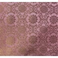 thumbnail image 3 of Brocade fabric Pinkish lavender x metallic gold 44quot;wide, 3 of 3