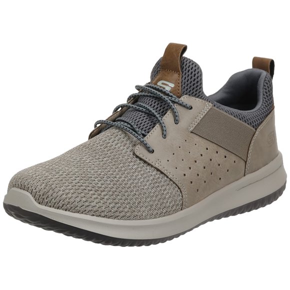 Skechers Espadrilles Classiques pour Hommes, Dallas-Camden, Taupe, 12 Grand US