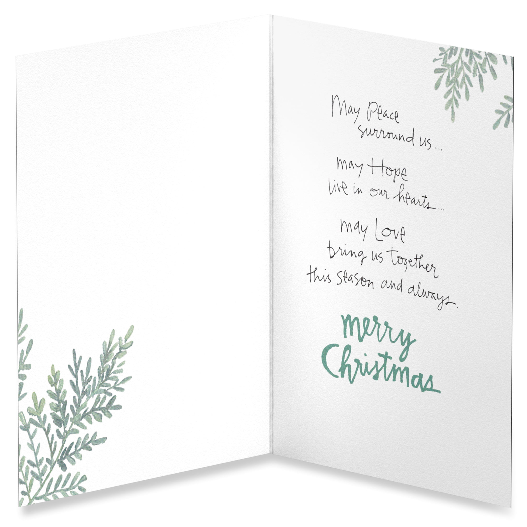 American Greetings Religious Christmas Card Bundle for Anyone, Peace on Earth (6-Count)