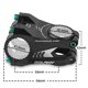 thumbnail image 2 of Vástago de bicicleta de aleación de aluminio vástago de bicicleta de carretera MTB vástago de manillar corto de 318mm, 2 of 6