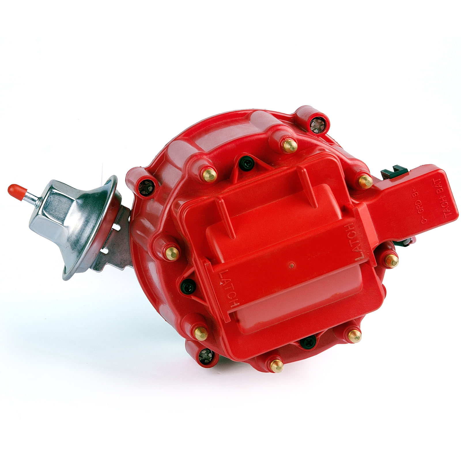 Compatible Ignition HEI Red Cap Distributor with 65K Volt Coil 1030213 PE330U for SBF Ford Small Block 260 289 302