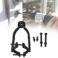 thumbnail image 1 of Adaptador de broca para orificio cuadrado shamjiam Abrazadera de fijación de mortaja negra Ajustable de 1,5 a 2,2 pulgadas Accesorio para herramienta eléctrica Estilo B, 1 of 8