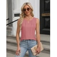 thumbnail image 2 of Womens Summer Tank Top Sleeveless Business Casual Outfits 2024 Basic Loose Dressy Work Shirt, 2 of 7