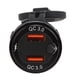 thumbnail image 3 of Zócalo del cargador, cargador de coche Adaptador de cargador de coche USB dual Cargador de coche de carga rápida Rendimiento lleno de energía, 3 of 9