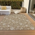 thumbnail image 6 of Addison Rugs Chantille Indoor/Outdoor Transitional Floral Copper Washable Rectangle Rug, 8' x 10', 6 of 6