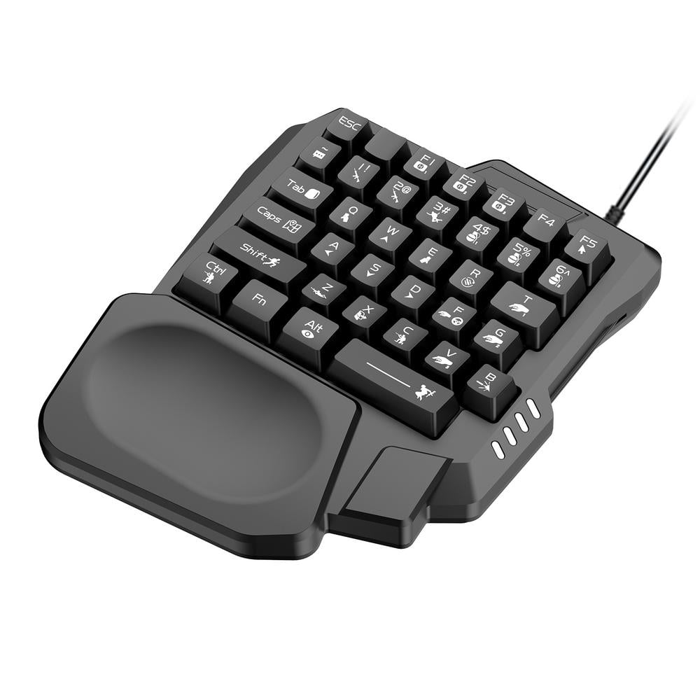 Bellanny Single Handed Keyboard, Left Hand Keyboard Gaming, Gaming