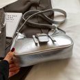 thumbnail image 3 of Cool Girl Underarm Bag Bolso Mano Mujer Color Sólido Calle Femenino, 3 of 9