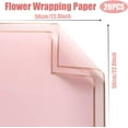 thumbnail image 6 of Olurrisa 20 Sheets Flower Wrapping Paper Gold Edge Flower Wrapping Paper Waterproof Floral Bouquet Wrapping Paper for DIY Valentine's Day Flower Birthday Shop Wedding Pink, 6 of 7