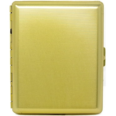 Gold Classic (Full Pack 100s) Metal-Plated Cigarette Case & Stash Box