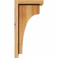 thumbnail image 3 of 6"W x 8"D x 16"H Huntington Rough Sawn Corbel w/Backplate, Western Red Cedar, 3 of 9