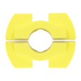 thumbnail image 3 of Greeniant Paquete de 3 cojines de amortiguación, espaciador a prueba de golpes, cojines amortiguadores de vibración, reemplazo para Patinetes eléctricos Amarillo, 3 of 6