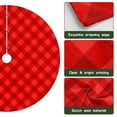 thumbnail image 6 of 36 Inch Christmas Tree Skirt – Velvet Plush Tree Mat, Soft Thickened Polyester with Red Ties, Single-Sided Printing, Available in 30in/36in/48in, Perfect for Holiday Xmas Tree Decoration, 6 of 7