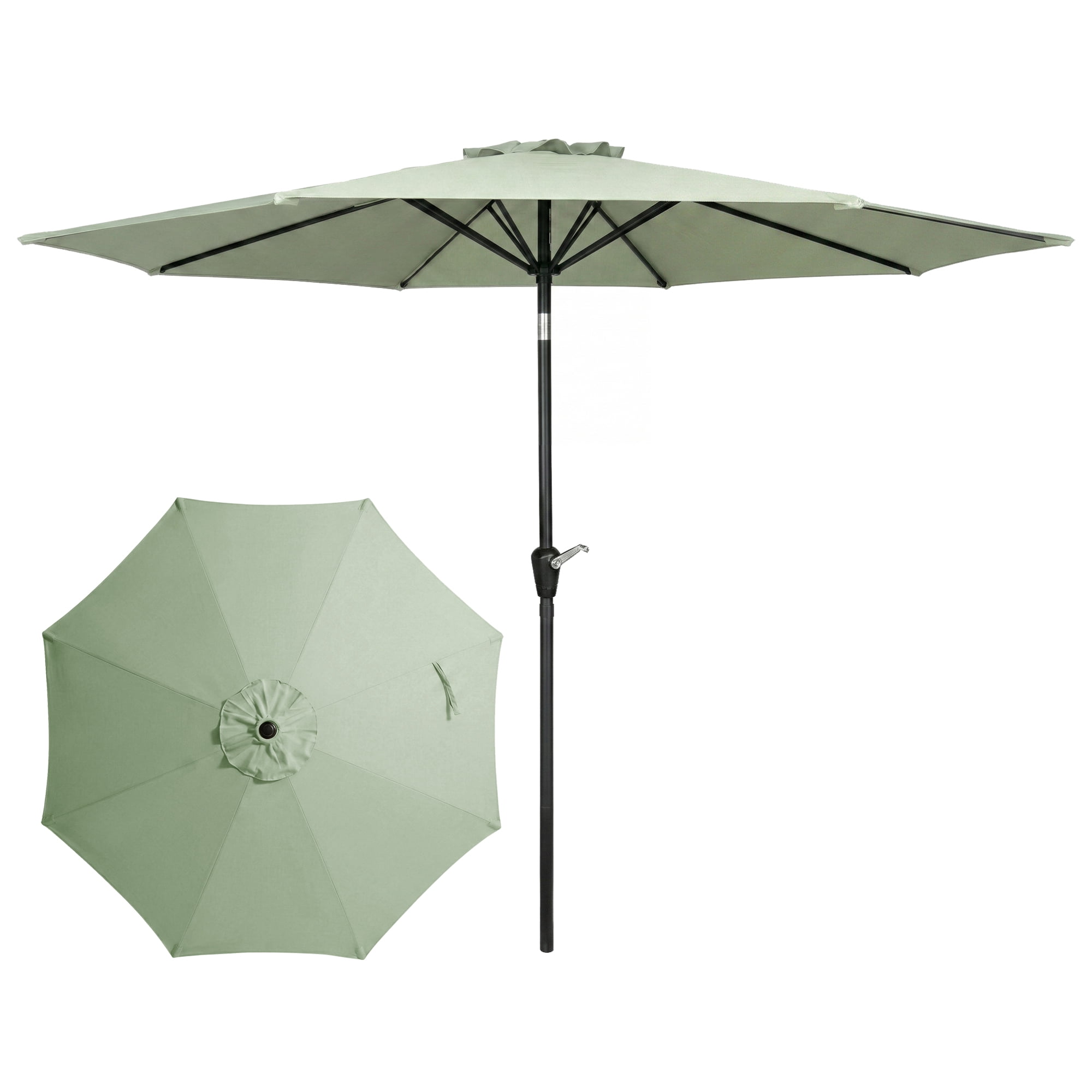 east end patio umbrella 93307 apple green Abba 9FT Lyon Outdoor Patio Outdoor Table Umbrella with Push Button Tilt and Crank Market Umbrella 8 Sturdy Ribs UV Protection Waterproof for Garden Deck Backyard Pool Dark will be a wonderful choice for outdoor living. Aok Garden 7.5FT LED Round