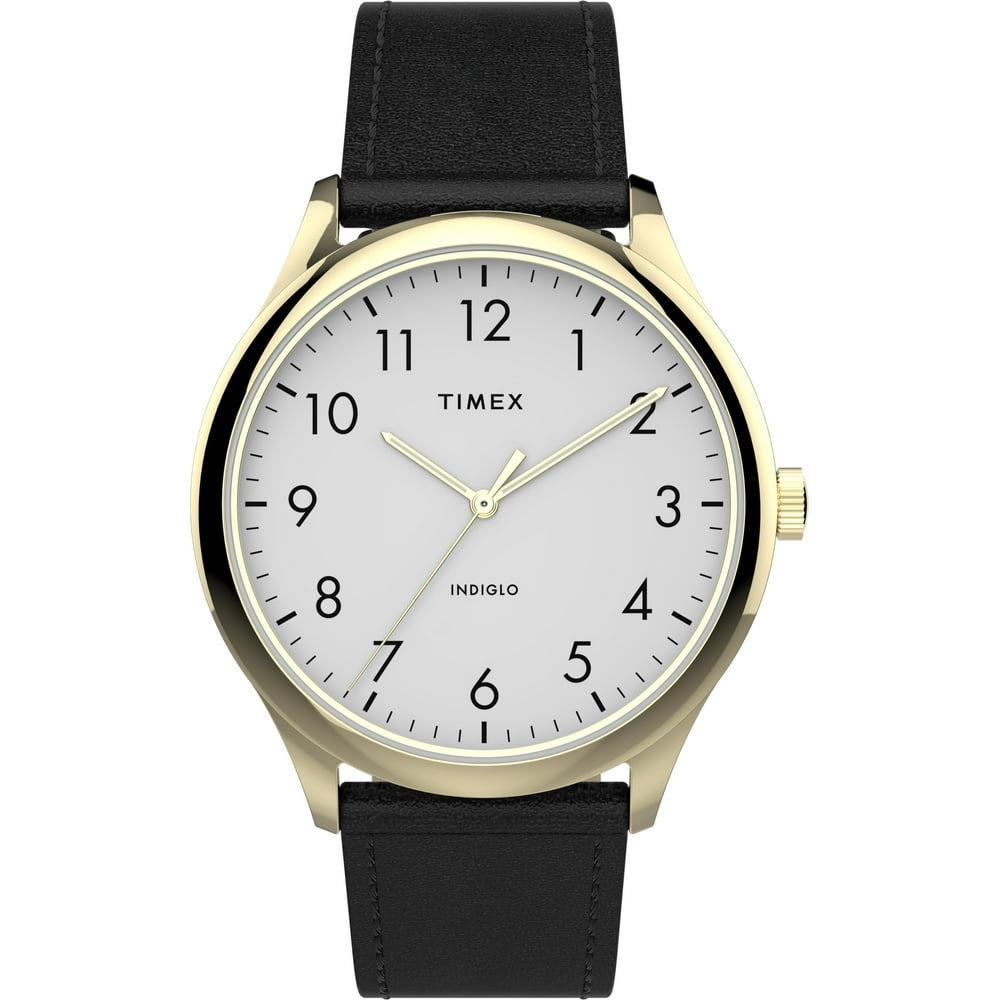 Timex Timex Men's Modern Easy Reader 40mm Black/Gold/White Genuine