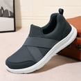 thumbnail image 4 of Men's Slip On Sneakers Casual Fashion Wedge Walking Shoes Wide Width Non Slip Sport Orthopedic Footwear, 4 of 5