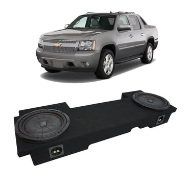 Harmony Audio Compatible with 2007-2013 Chevy Silverado Ext Cab Truck Kicker Bundle Comp C12 Dual 12 Sub Box Enclosure & CXA800.1 Amp