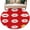 Red, variant on Red Valentine's Day Round Area Rug 6Ft Washable Circle Rugs for Bathroom Office, Modern Abstract Art Non-Slip Carpet Floor Mats Indoor Outdoor Carpet Runner Aesthetic Home Decor