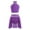 Purple, variant on Yanarno Big Girls Lyrical Ballet Modern Dancewear Costume Two-Pieces Jazz Latin Dance Set for Performance Purple 14