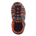thumbnail image 4 of Rugged Bear Boy Closed Toe Sport Toddler Sandals, Navy Orange, 5, 4 of 5