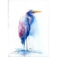 thumbnail image 3 of Shefranov, Olga 14x18 Black Modern Framed Museum Art Print Titled - Blue Ibis, 3 of 5