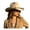 Beige, variant on Wool Felt Fedora, Unisex Western Cowboy Hat, Retro Wide Brim Cowgirl Hat, Jazz Hat for Women Men Autumn Winter