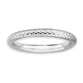 thumbnail image 1 of 925 Sterling Silver Cable Stackable Ring Fancy/, 1 of 8