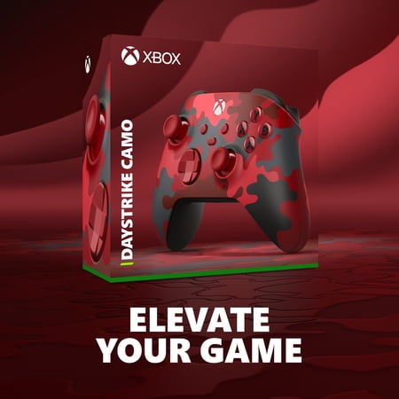 MICROSOFT XBOX WIRELESS CONTROLLER – DAYSTRIKE CAMO – FOR XBOX SERIES X|S, XBOX ONE, PCS, AND CLOUD-ENABLED DEVICES