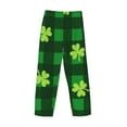 thumbnail image 5 of Sigee Happy St. Patrick's Day5 Print Men's Pajama Pants - Soft Lounge Sleep Bottoms with Elastic Waistband and Pockets-Large, 5 of 9