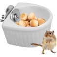 thumbnail image 3 of Small Animal Bowl, Detachable Automatic Cage Feeder, Ceramic Pet Food and Water, 3 of 5