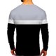 thumbnail image 4 of Blusas y camisas de manga larga con cuello redondo para hombre, blusa informal de manga larga con cuello redondo y estampado, camiseta tipo jersey para hombre., 4 of 5