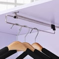 thumbnail image 4 of Lierteer 2Pcs Telescopic Clothes Rods Retractable Pull-Out Hanger for Closets Adjustable 400mm, 4 of 5