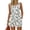 White, variant on BOMYJESK Summer Sets Tank Square Neck Sleeveless Matching Floral Print Lounge Short Sets Trendy Plus Size High Waisted Sweatsuit with Pocket Spring Black M