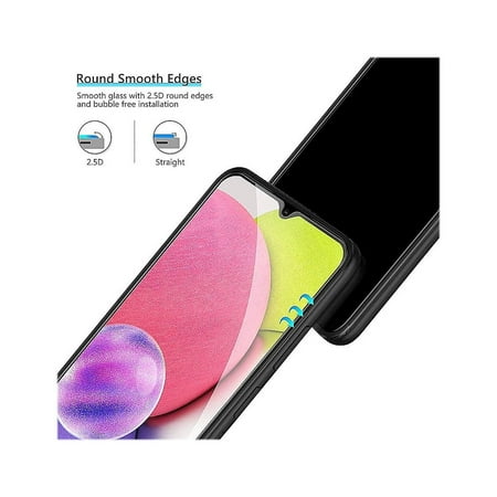 SaharaCase - ZeroDamage Ultra Strong+ Tempered Glass Screen Protector for Samsung Galaxy A72 5G (2-Pack) - Clear